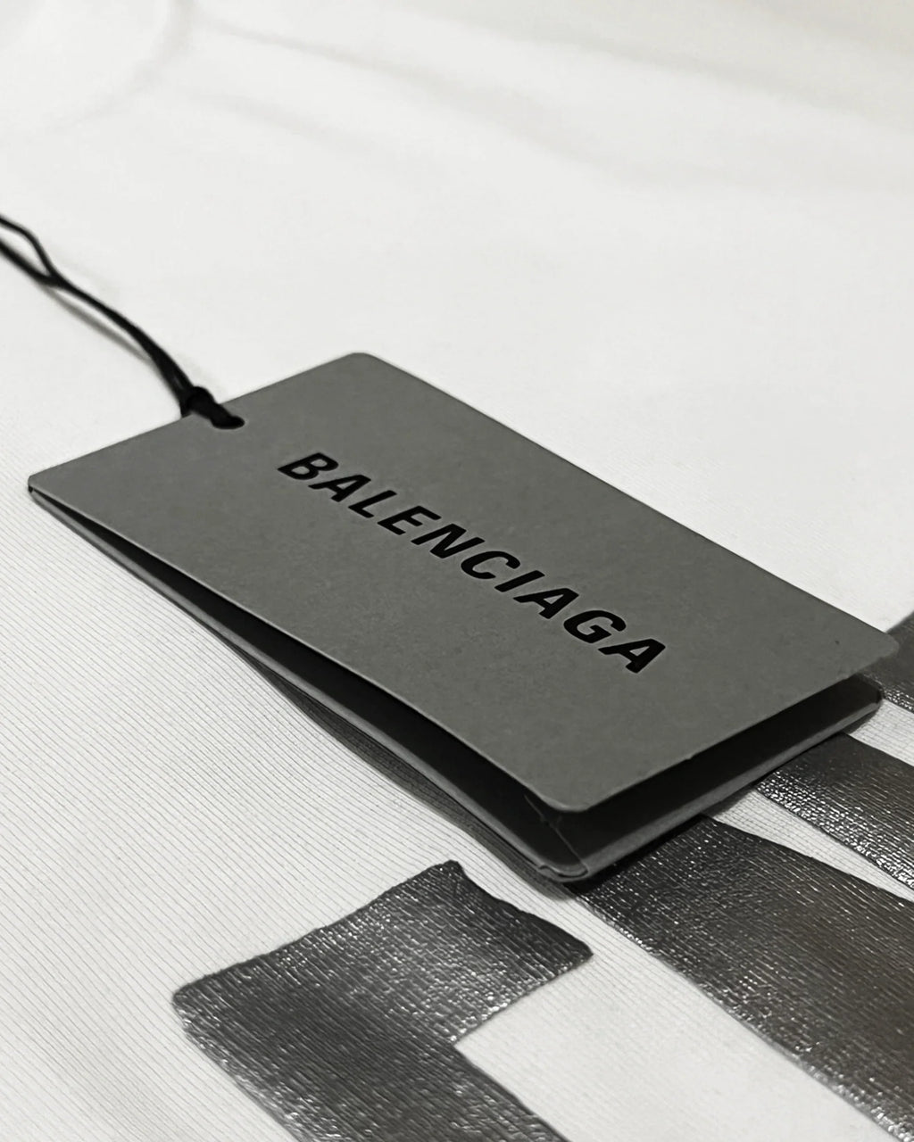 Balenciaga - Silver Tape T-Shirt - White