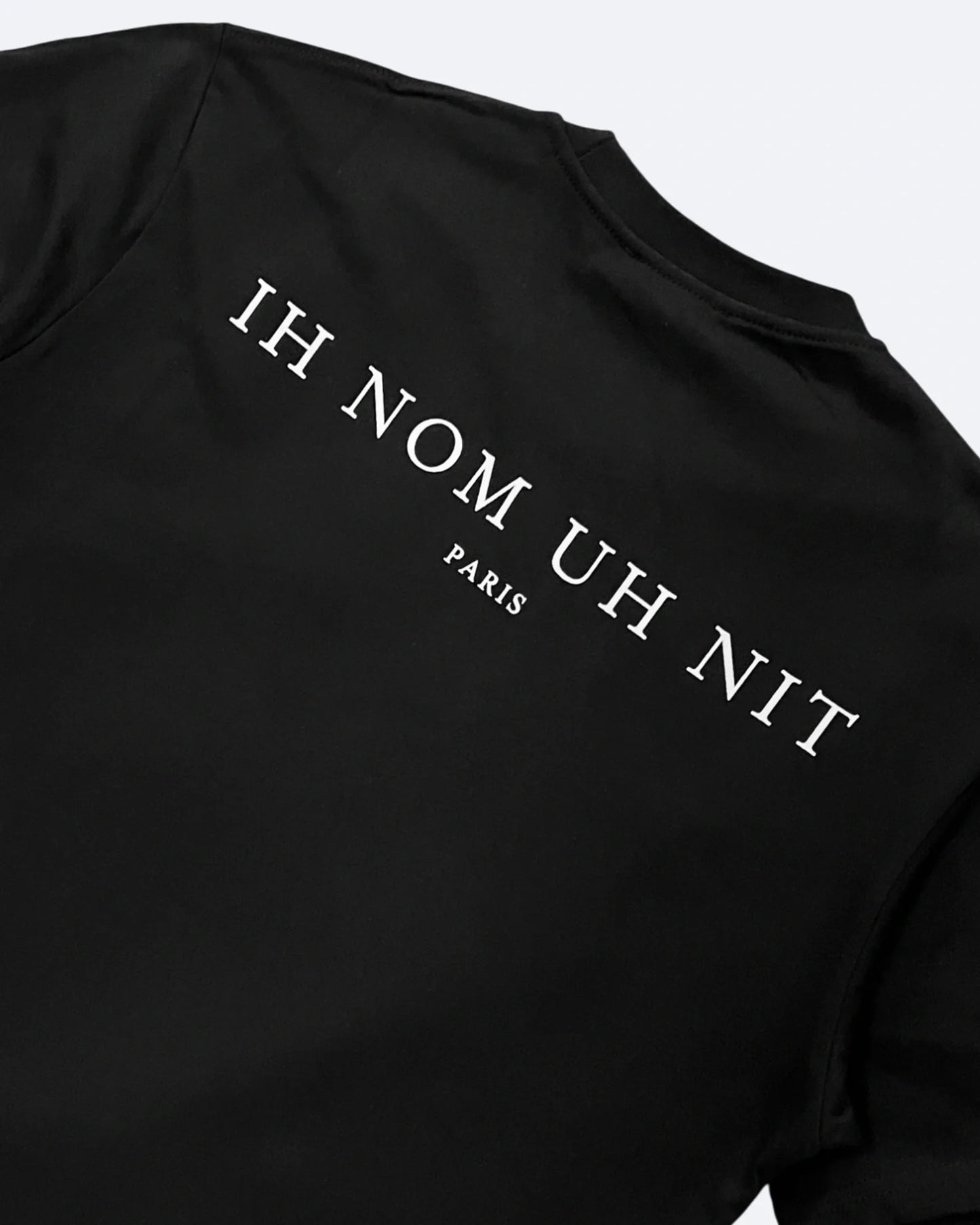 IH NOM UH NIT - Leopard Mask T-shirt - Black