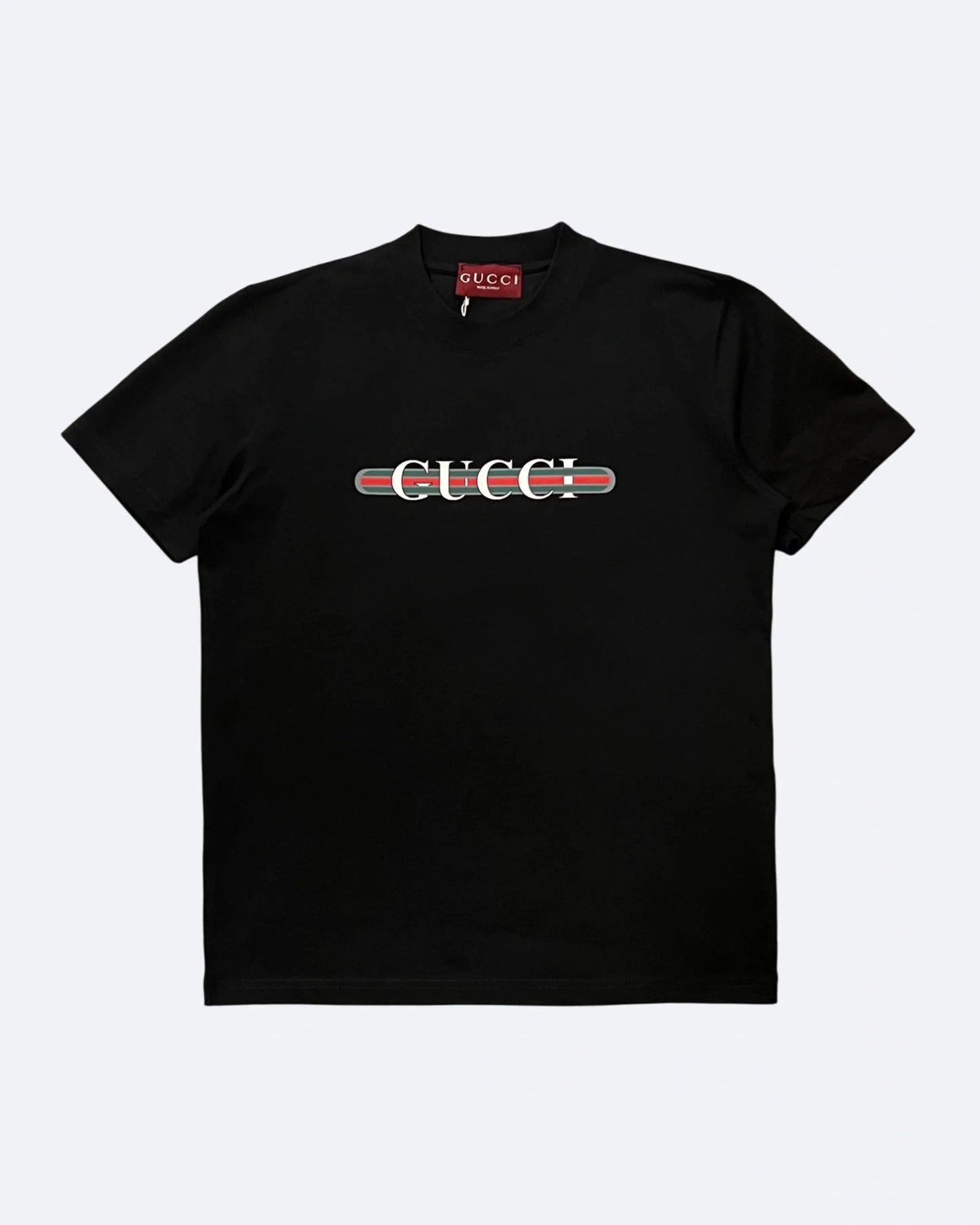 GC - Stripe Logo T-Shirt - Black