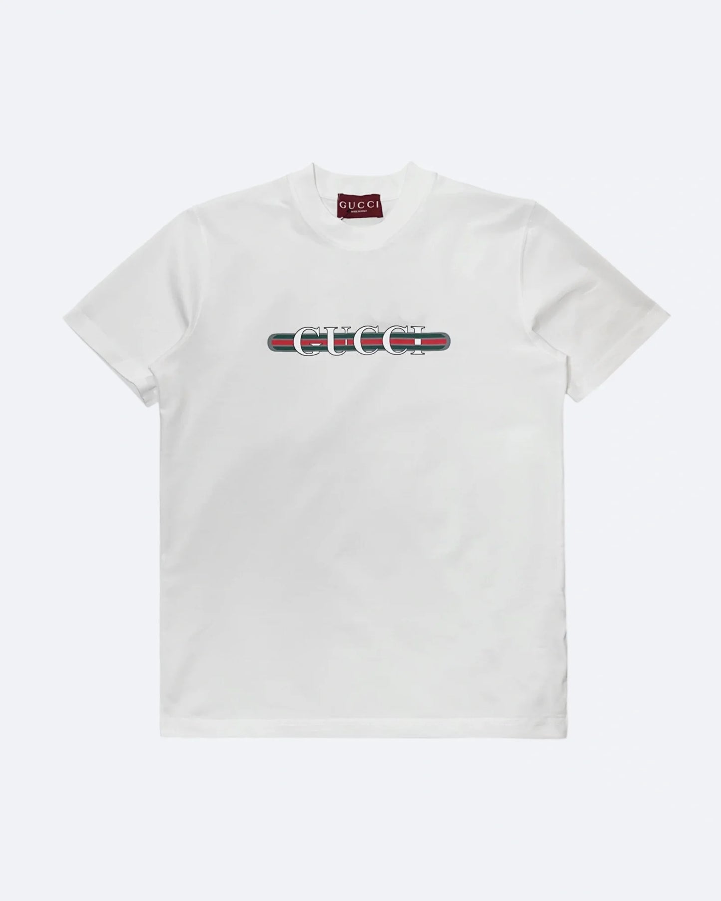 GC - Stripe Logo T-Shirt - White