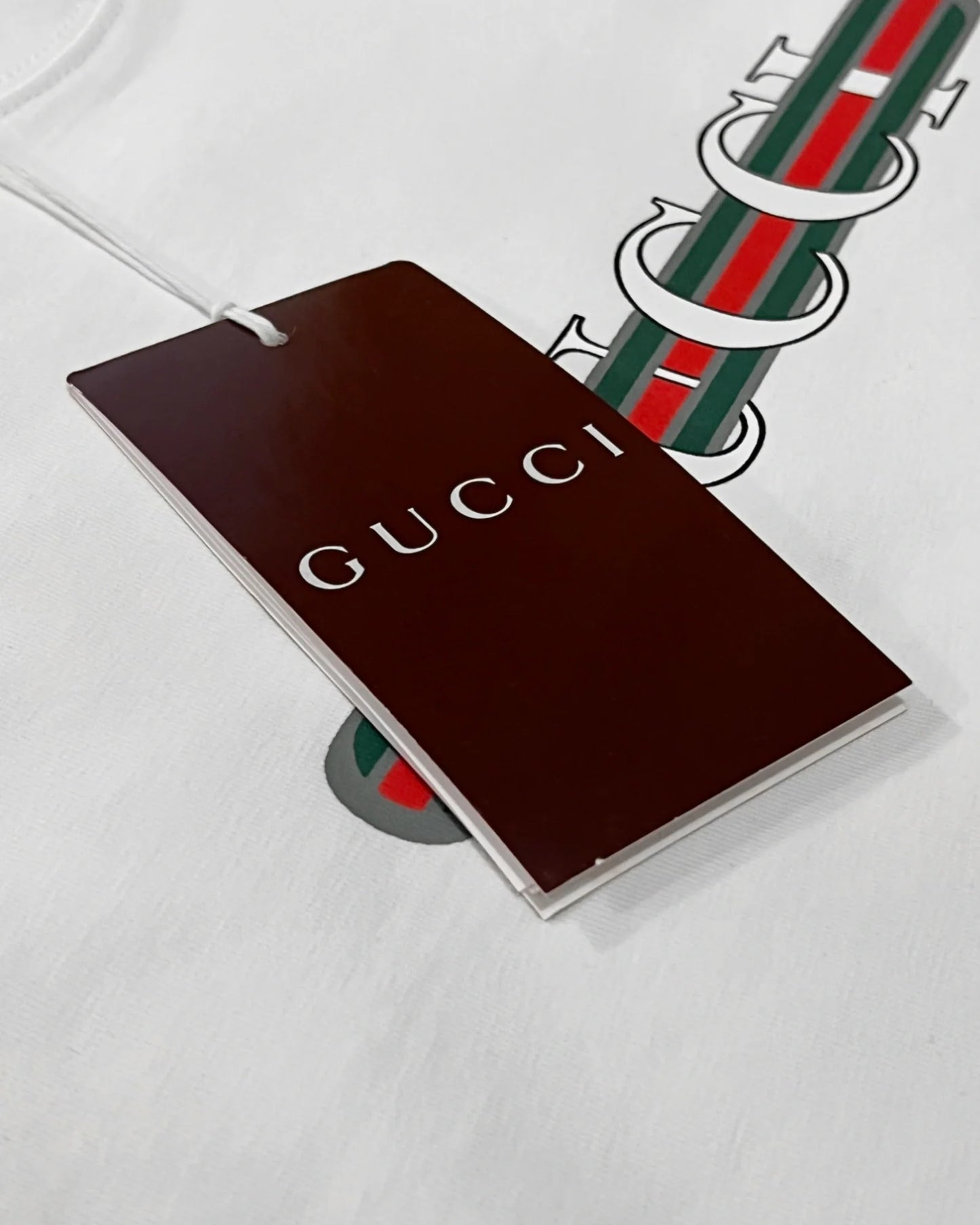 GC - Stripe Logo T-Shirt - White