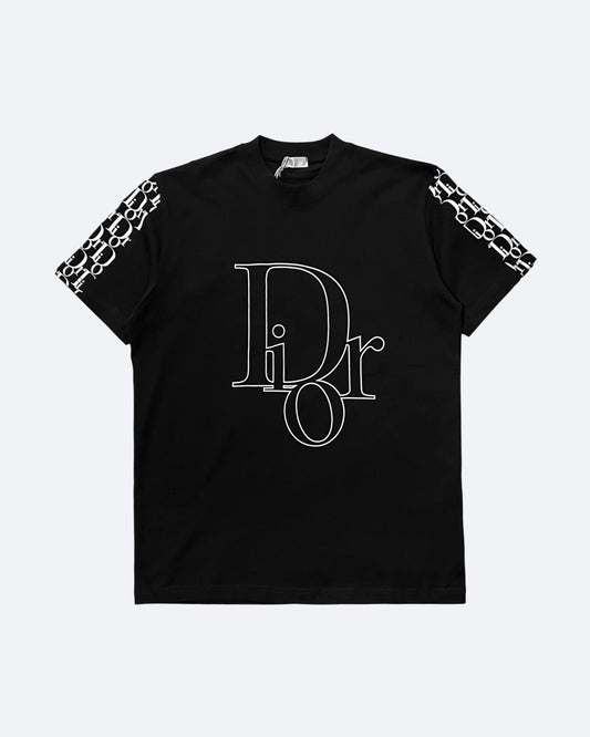 Dior - Outline Logo T-Shirt - Black