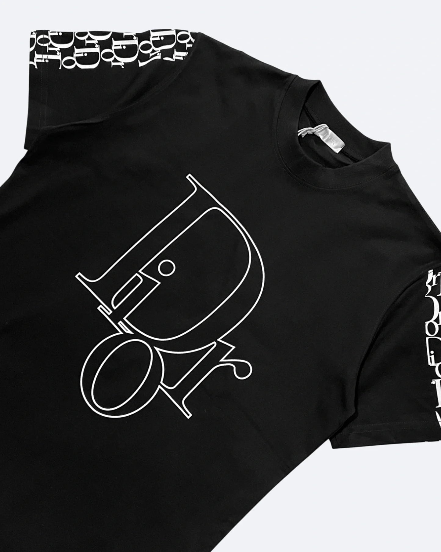 Dior - Outline Logo T-Shirt - Black
