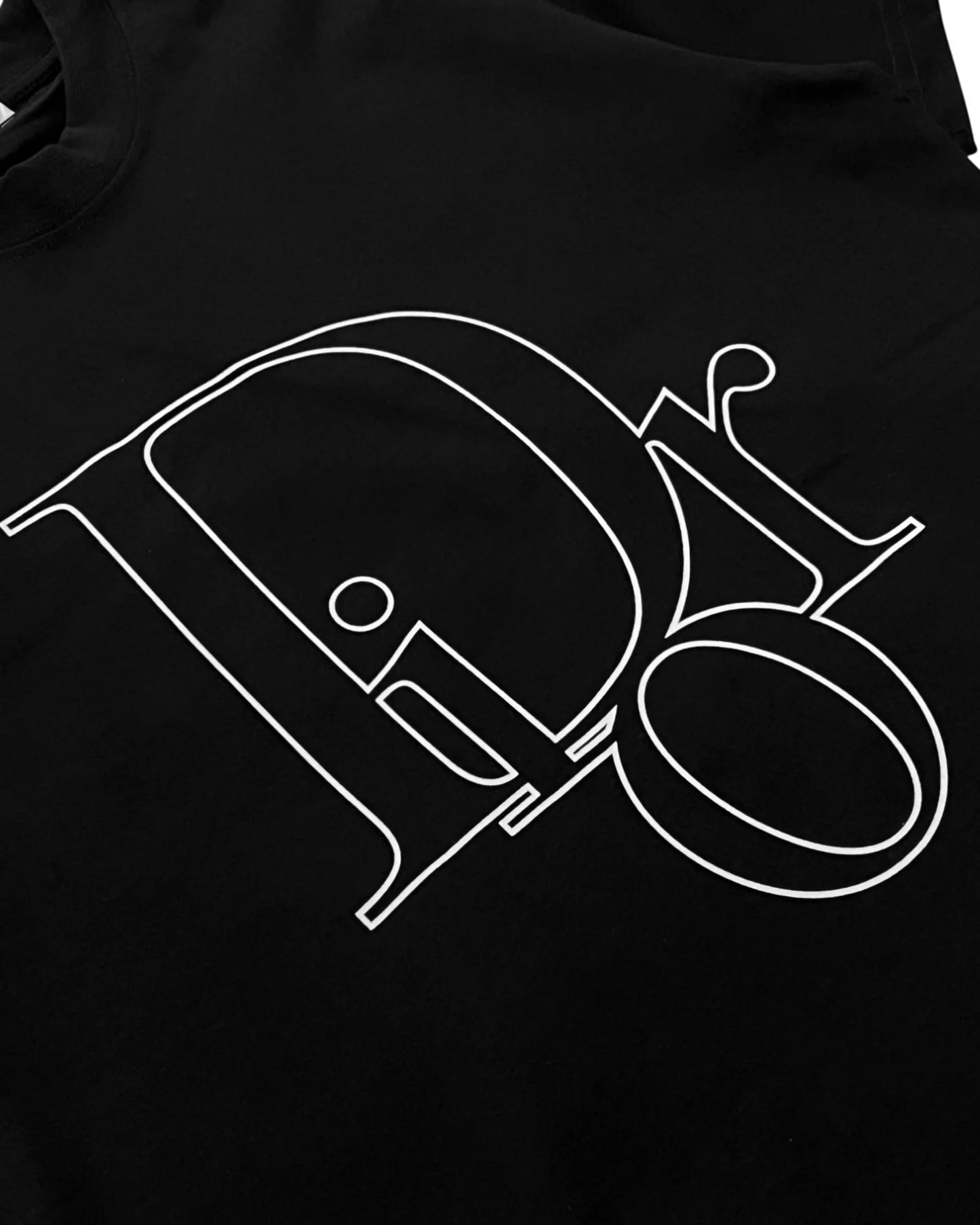 Dior - Outline Logo T-Shirt - Black