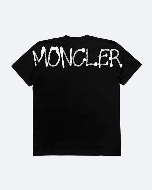 Moncler - Spray Logo T-Shirt - Black