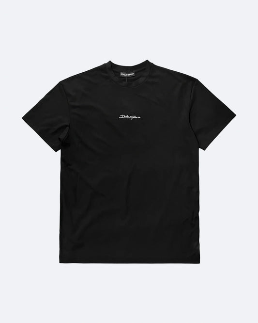 Dolce & Gabbana - Signature Logo Fit T-Shirt - Black