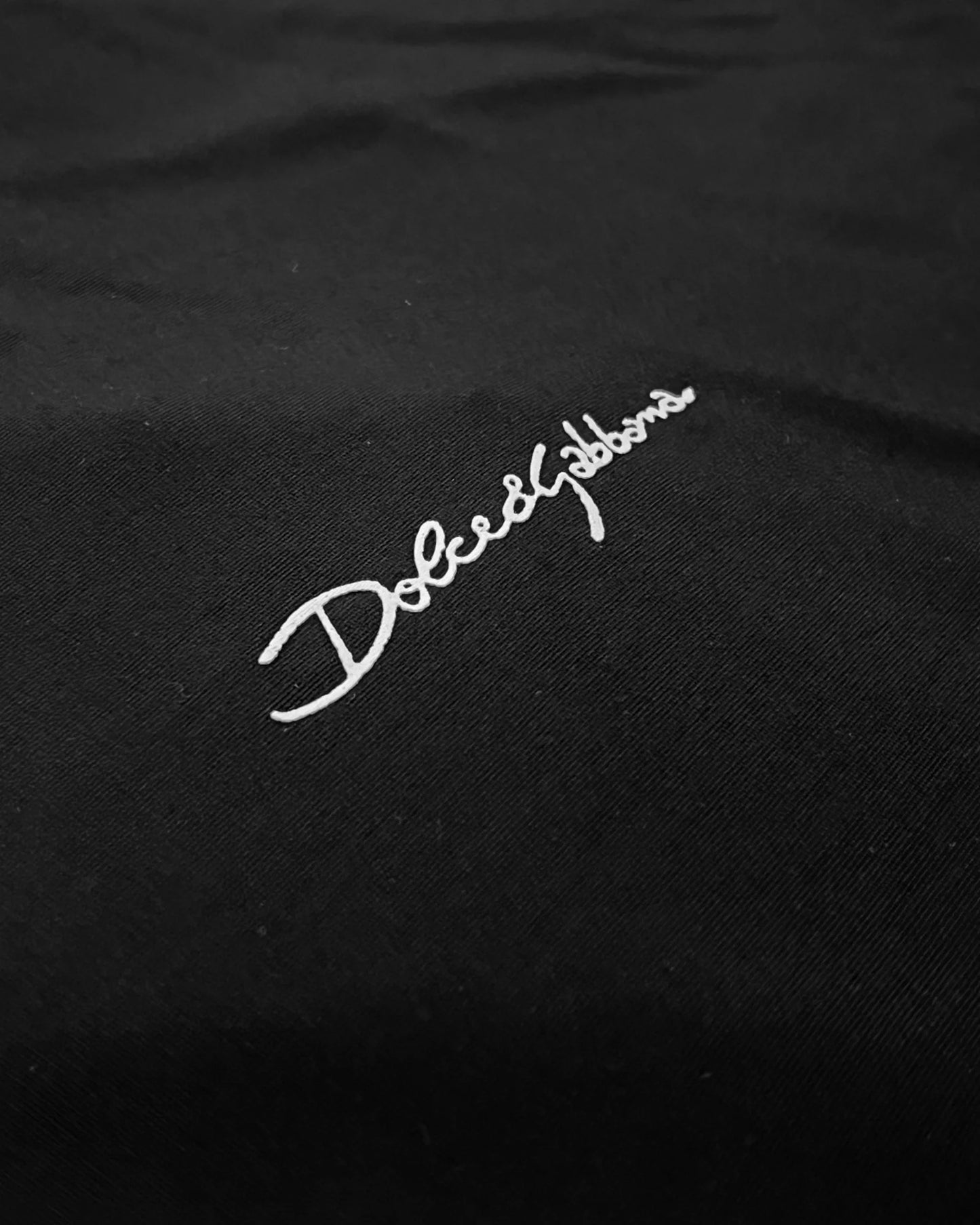 Dolce & Gabbana - Signature Logo Fit T-Shirt - Black