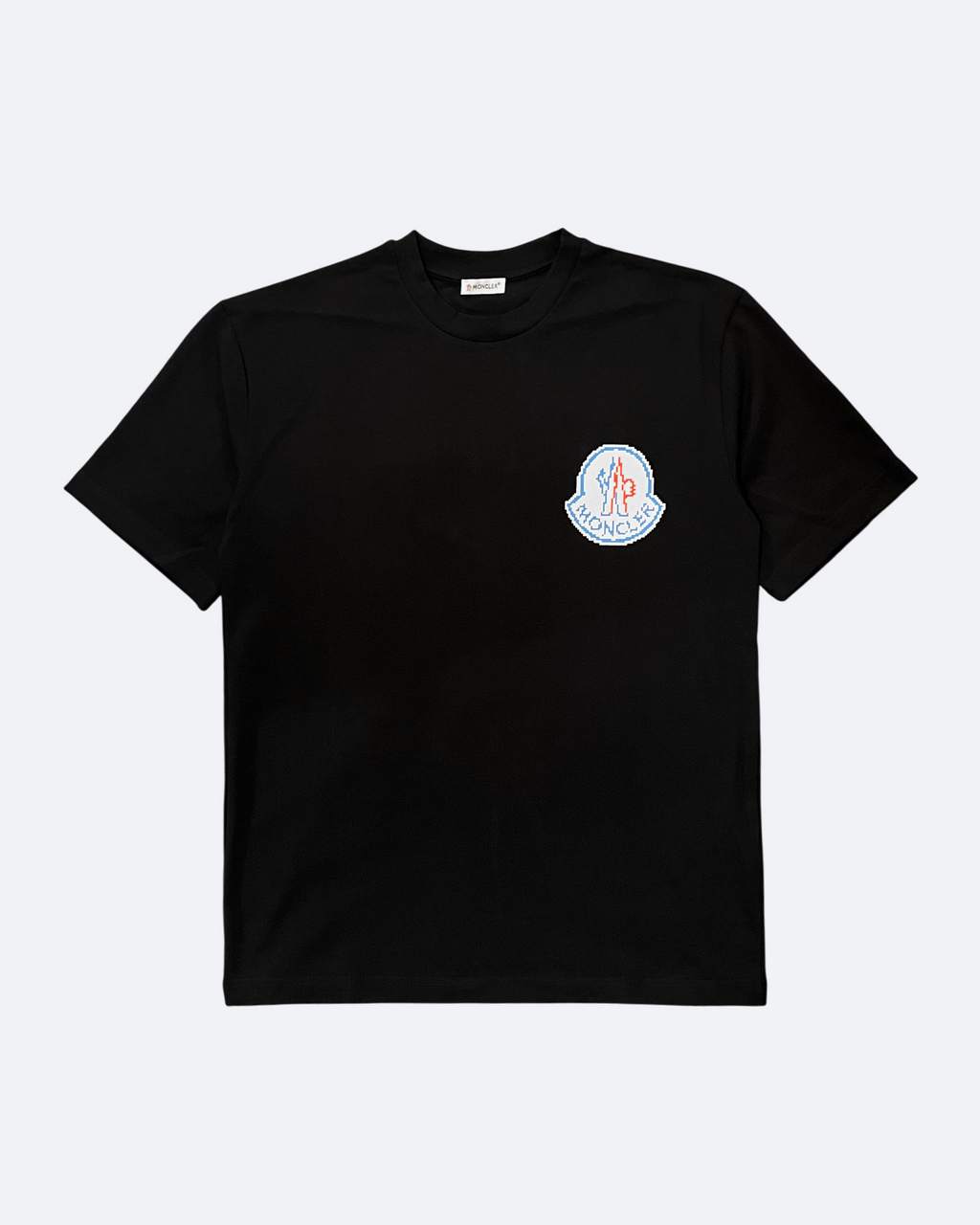 Moncler - Pixelated Logo T-Shirt - Black