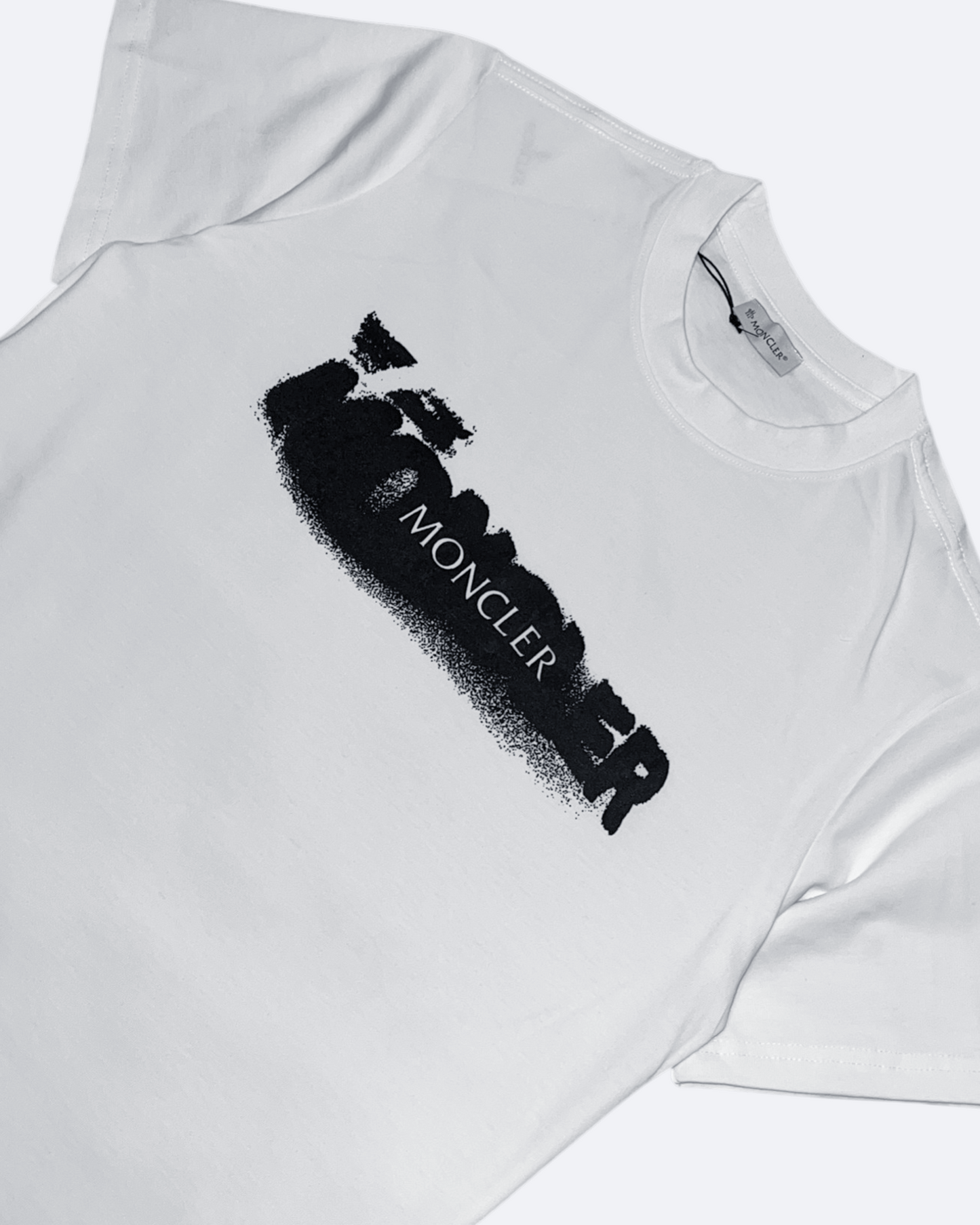Moncler - Sprayed Logo T-Shirt - White
