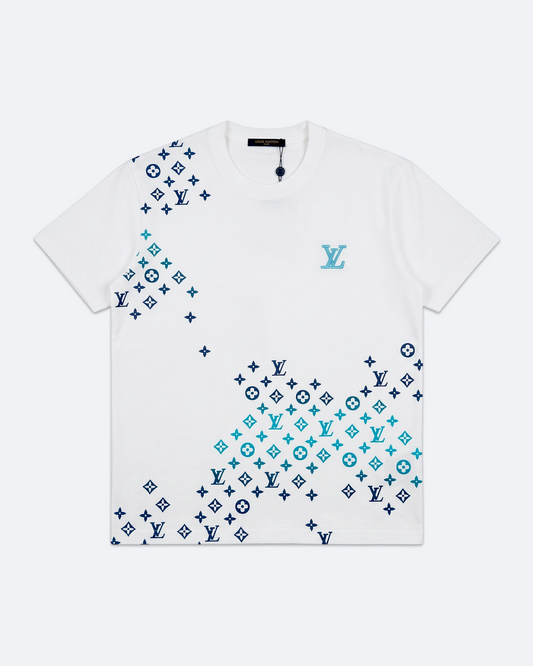 LVTN - Fade Pattern T-Shirt - White