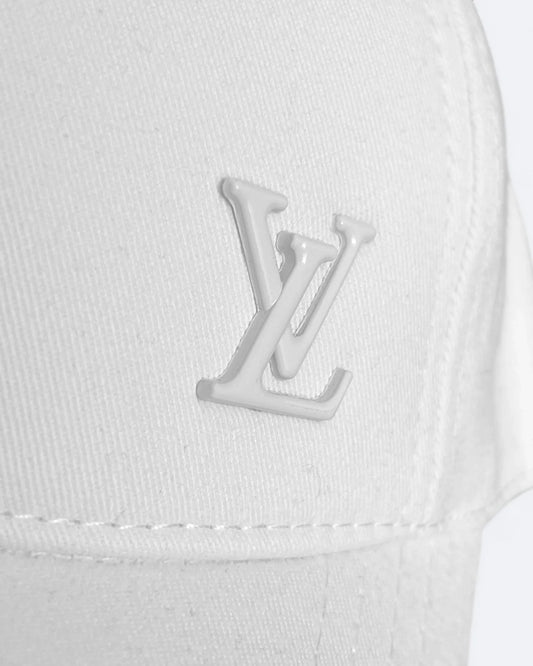 Louis Vuitton - White LV Pin Cap - White