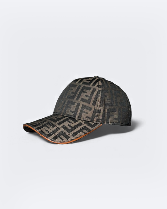 Fendi - FF Pattern Cap - Brown