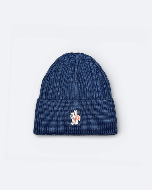 Moncler - Logo Beanie - Dark Blue