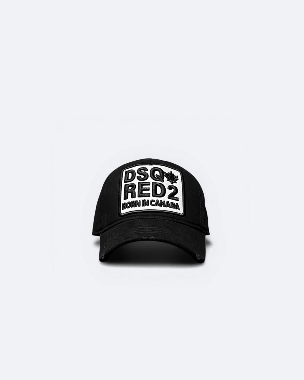 Dsquared2 - Born in Canada White Patch Cap - Black