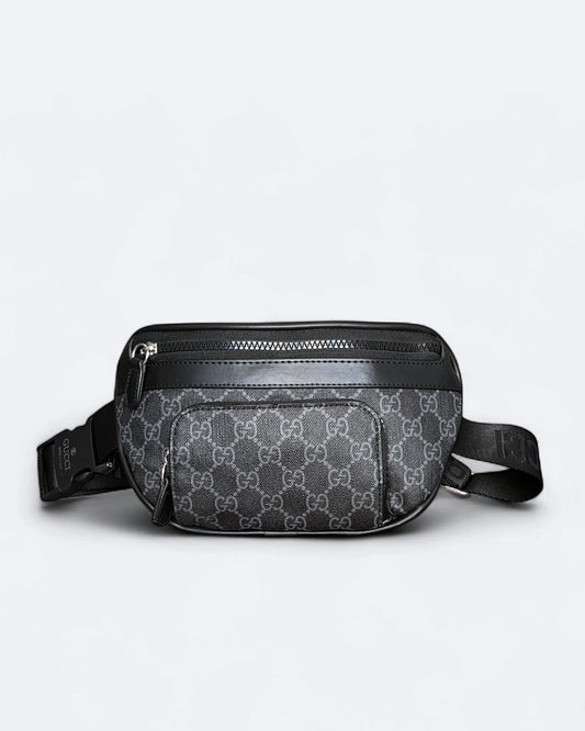 Gucci - GG Canvas Crossbody Bag - Black