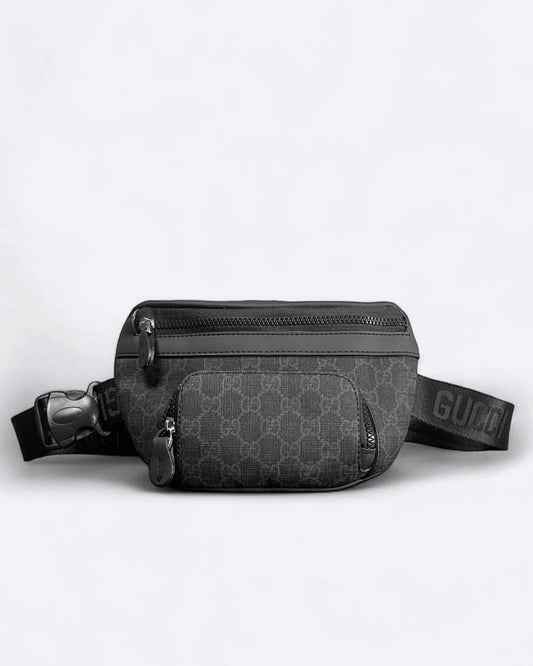 GC - GG Canvas Crossbody Bag - Black