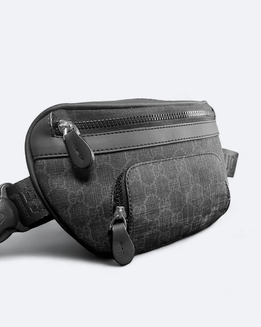 GC - GG Canvas Crossbody Bag - Black