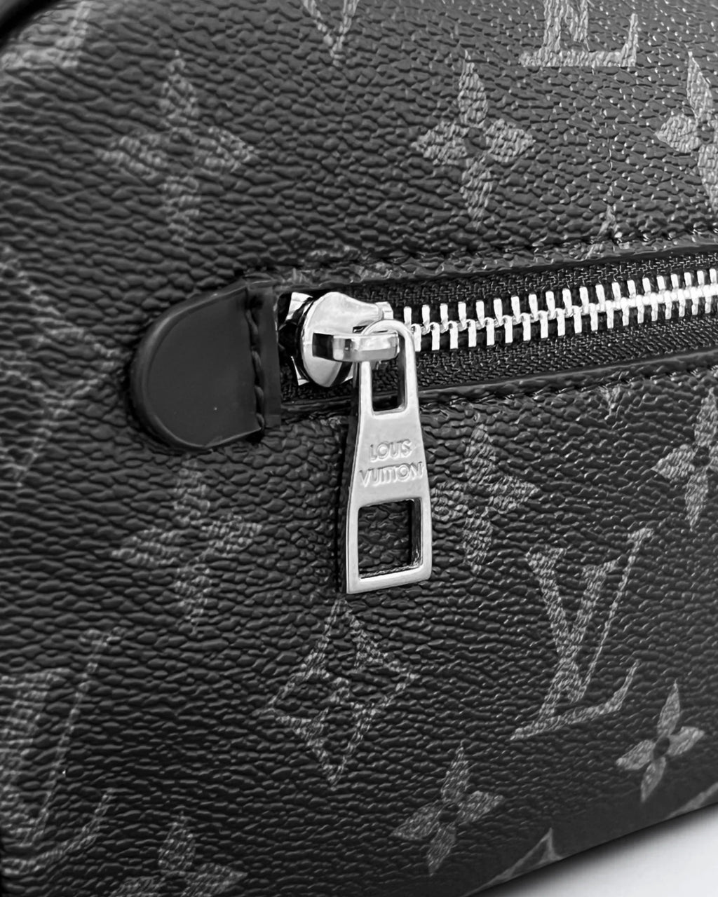 Louis Vuitton - LV Pattern Hand Pouch Bag - Black