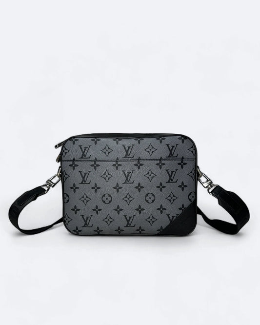 LVTN - Pattern Duo Messenger Bag - Gray