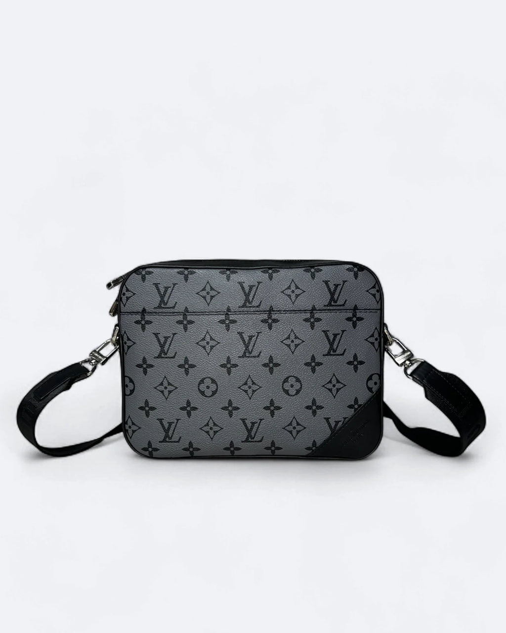 LVTN - Pattern Duo Messenger Bag - Gray