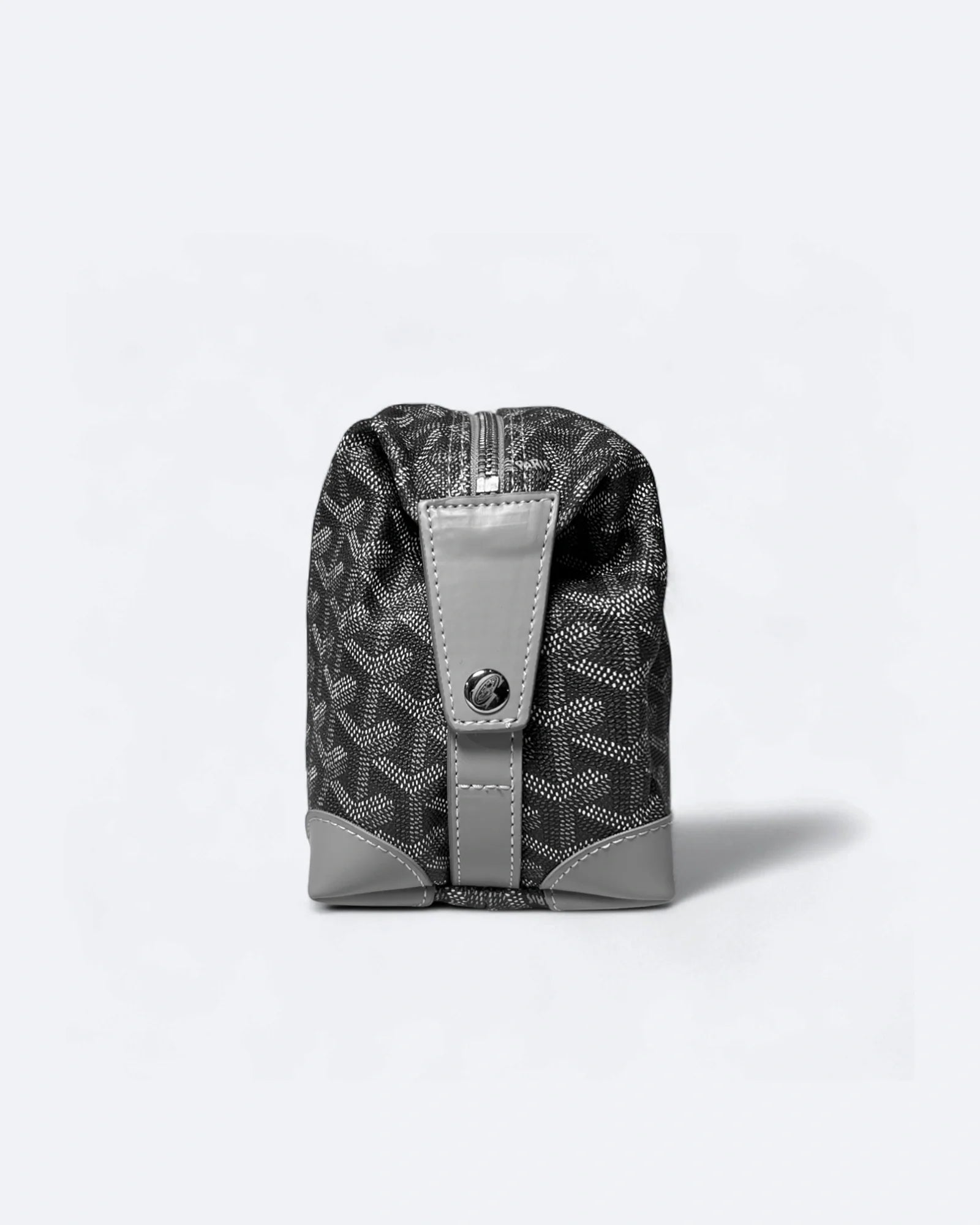 Goyard - Goyardine Pattern Hand Pouch Bag - Gray