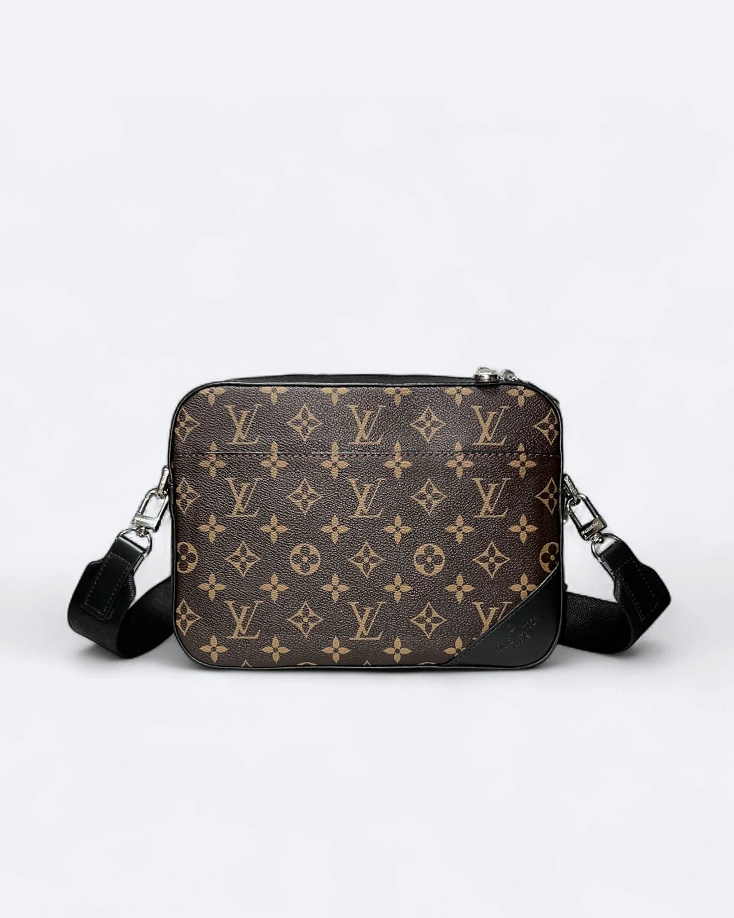 LVTN - Pattern Duo Messenger Bag - Brown