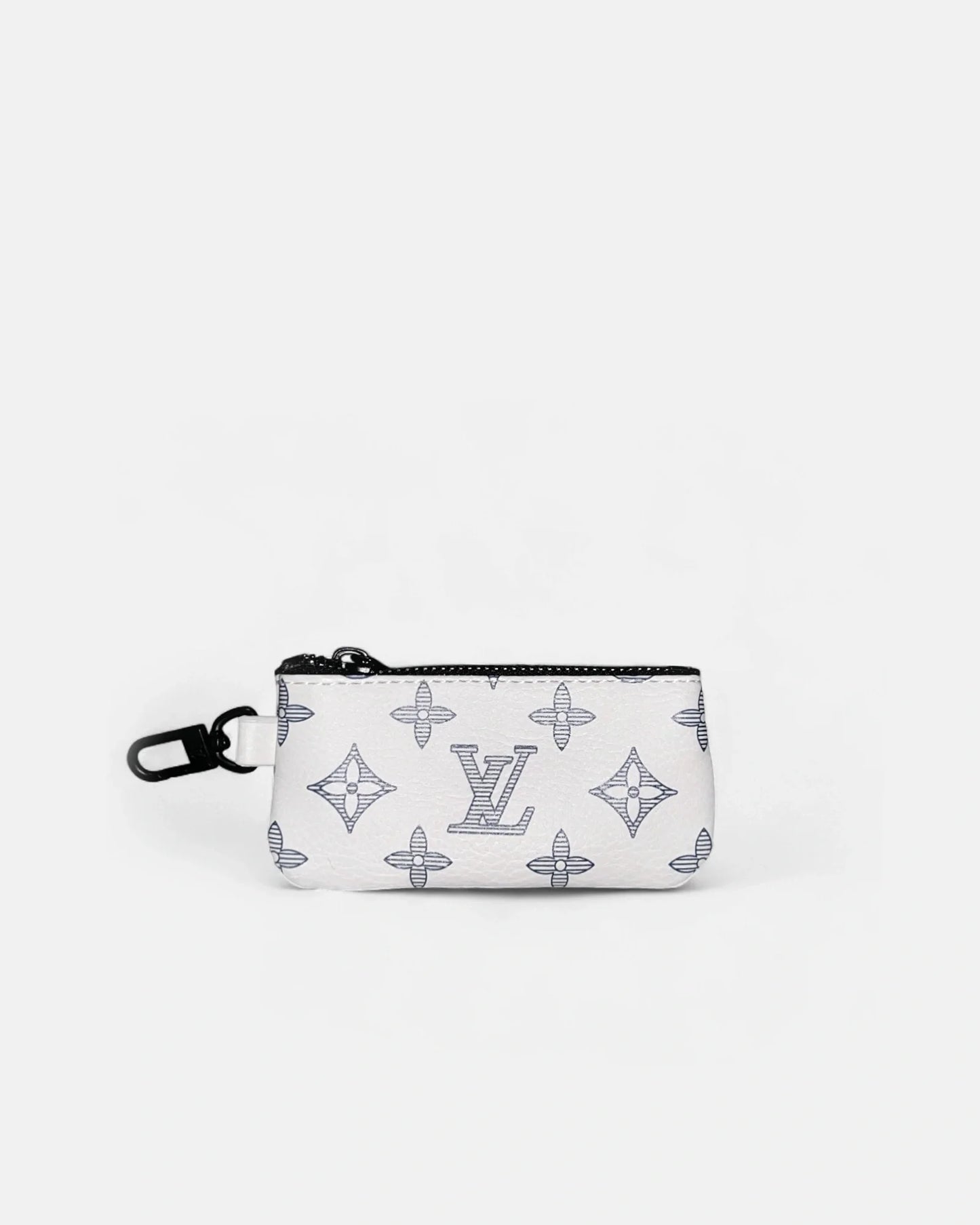 LVTN - Monogram Pattern Trio Set Bags - White/Dark Blue