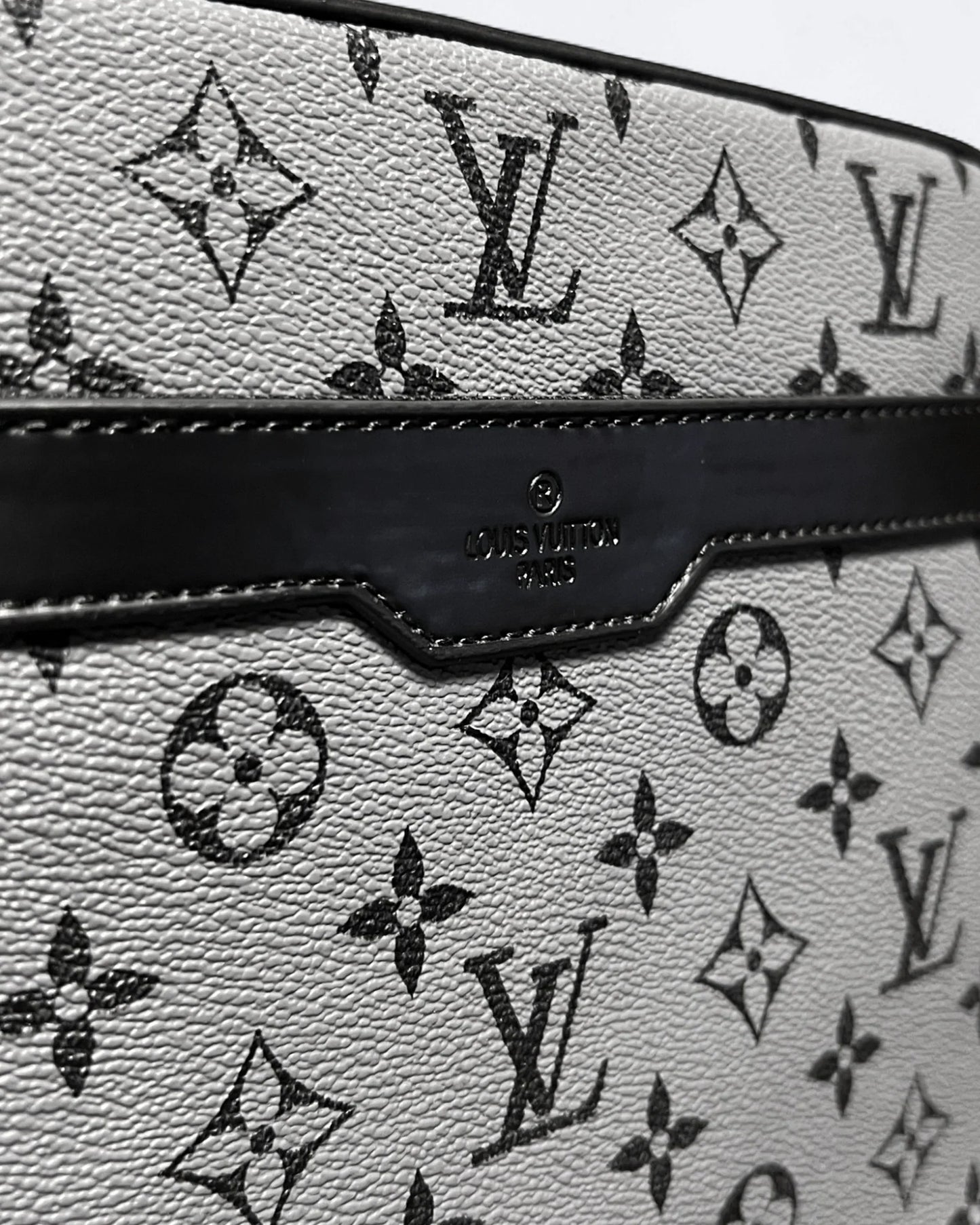 LVTN - Monogram Pattern Trio Set Bags - Gray/Blue