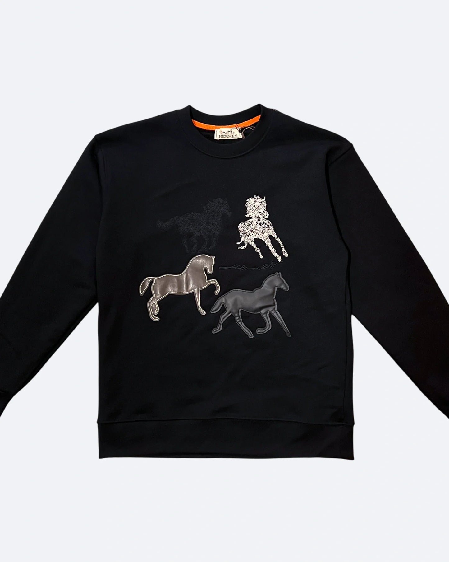 Hermes - Horse Couture Sweatshirt - Black