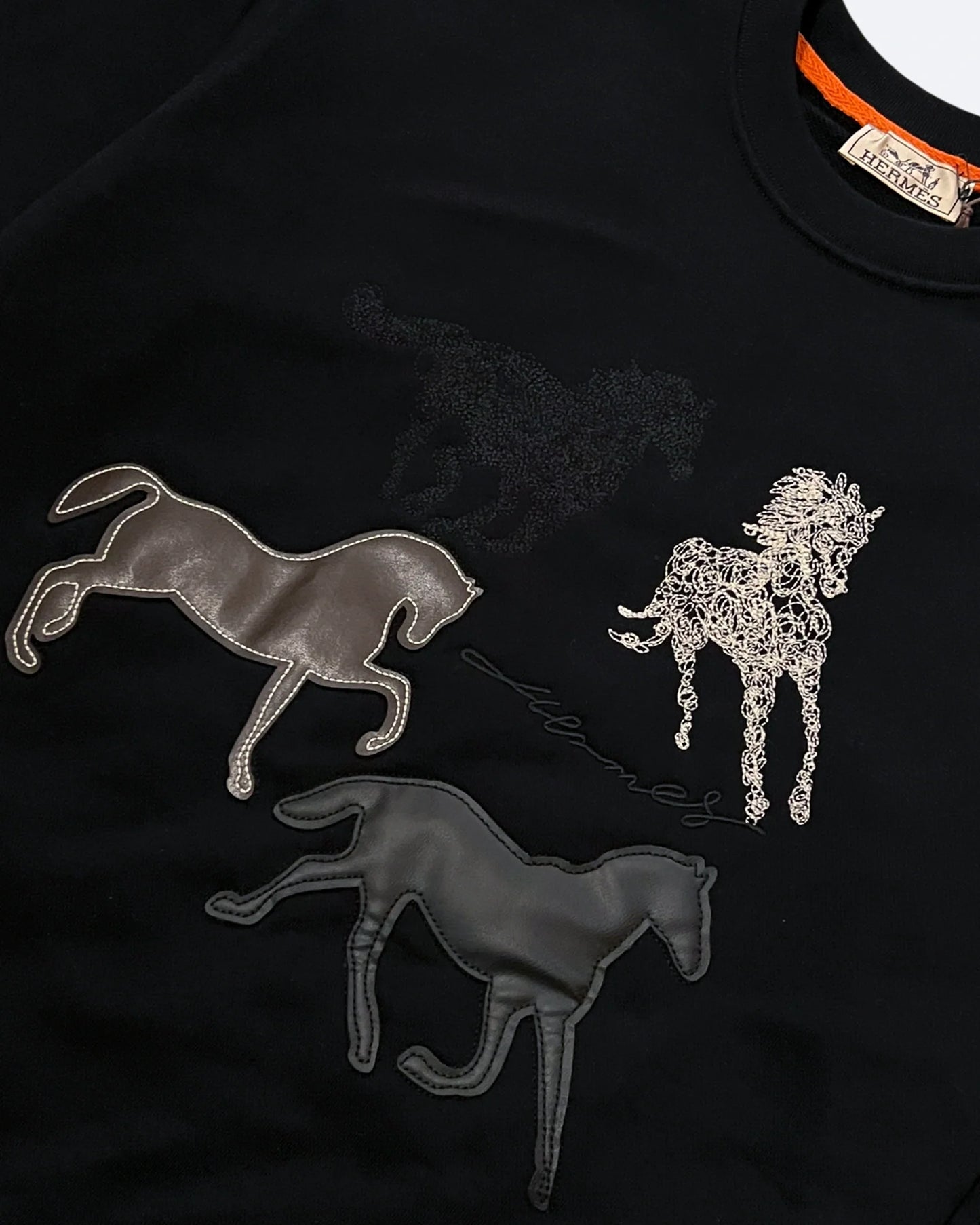 Hermes - Horse Couture Sweatshirt - Black