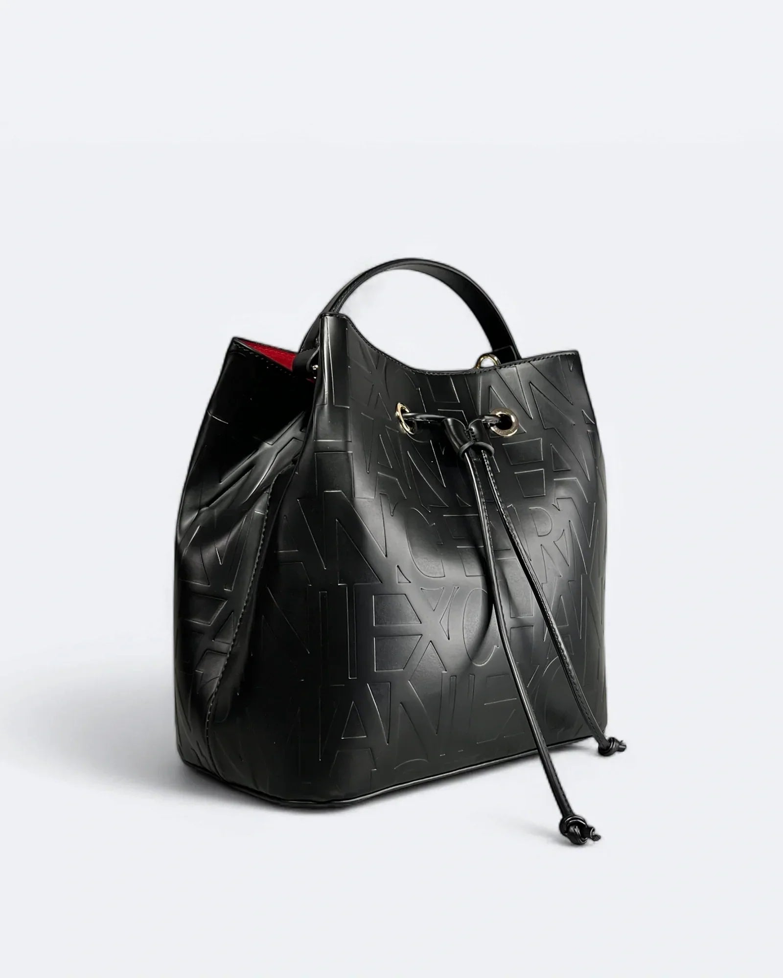 Armani Exchange - Logotype Embossed Bag - Black