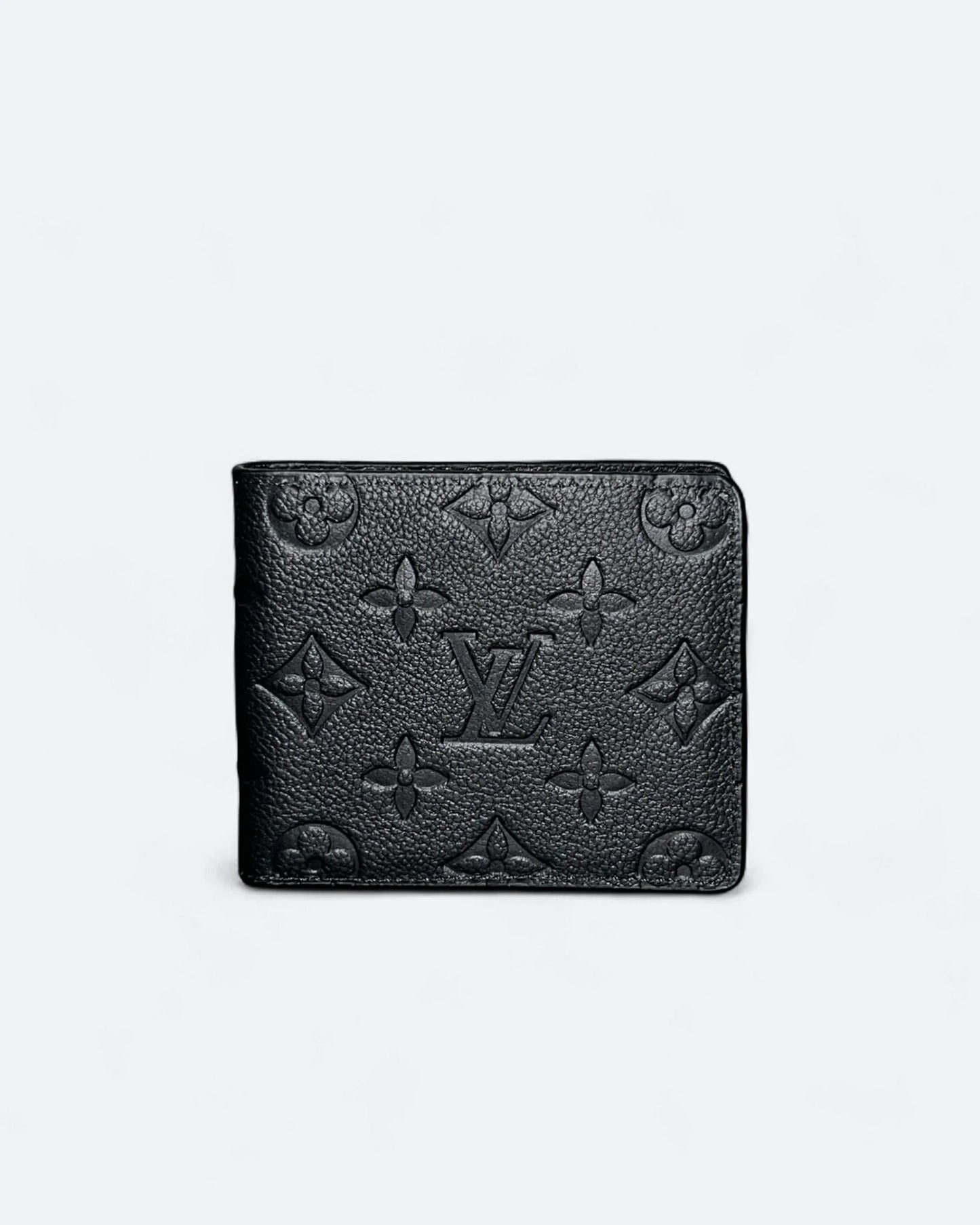 LVTN - LV Pattern Embossed Wallet - Black