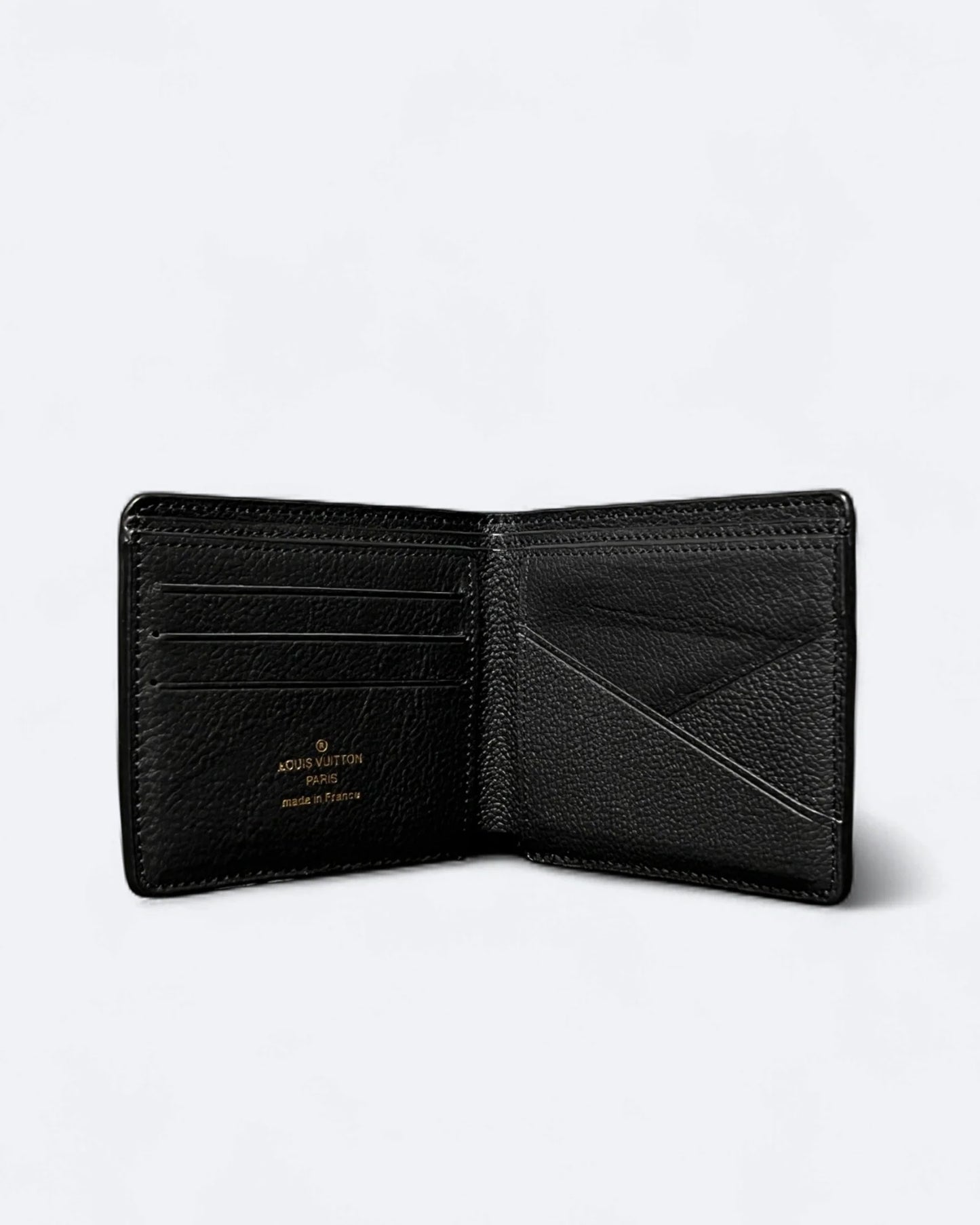 LVTN - LV Pattern Embossed Wallet - Black