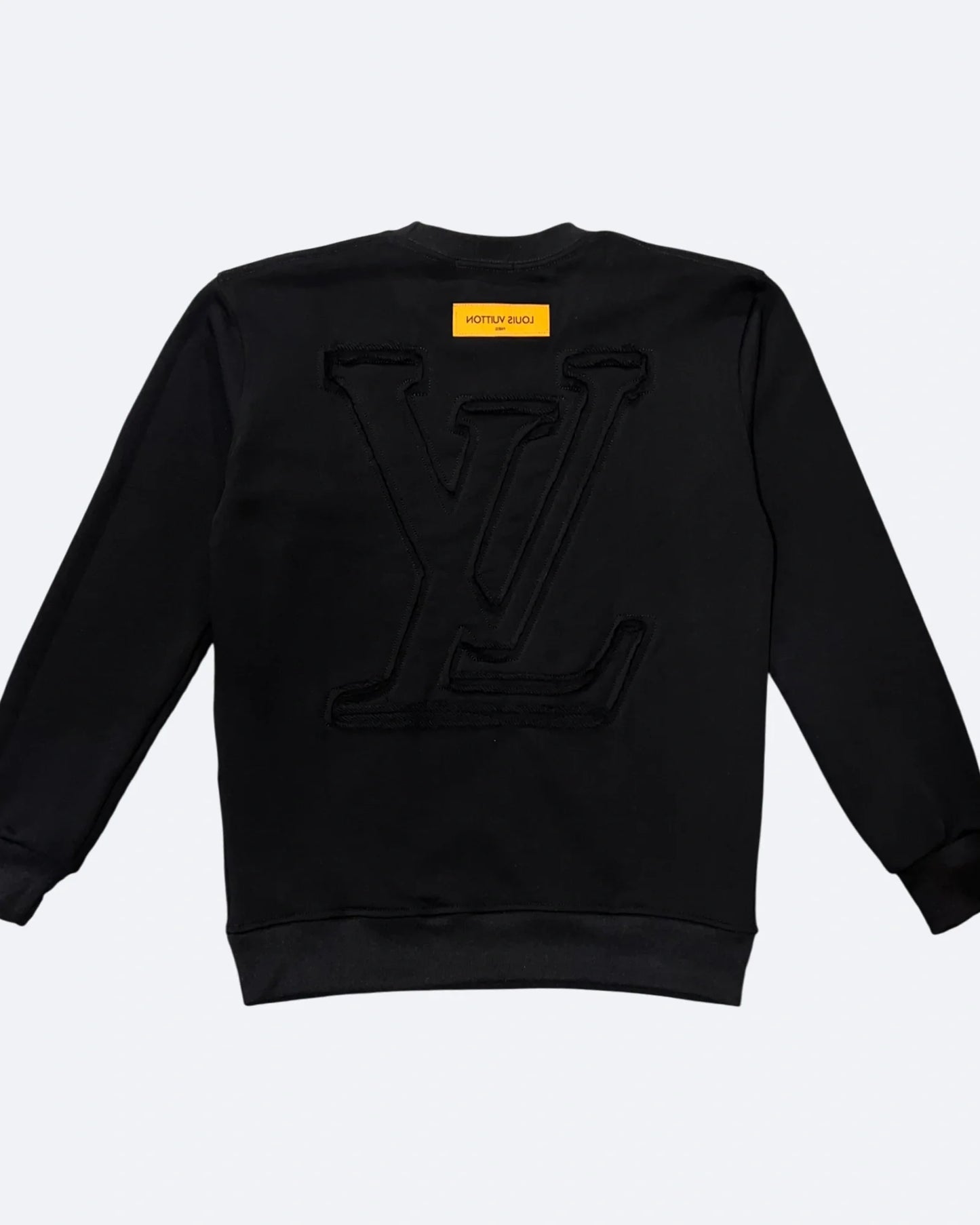 LVTN - Monogram Applique Sweatshirt - Black