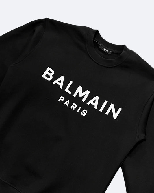 Balmain - Classic Logo Sweatshirt - Black