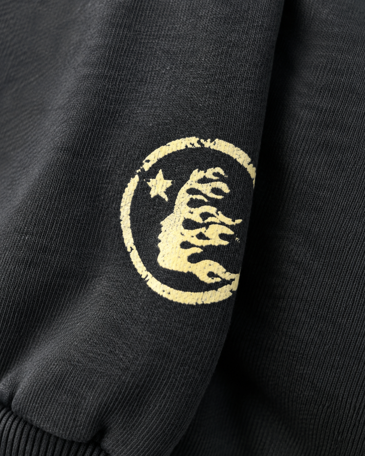 Hellstar - Distressed Logo Hoodie - Black