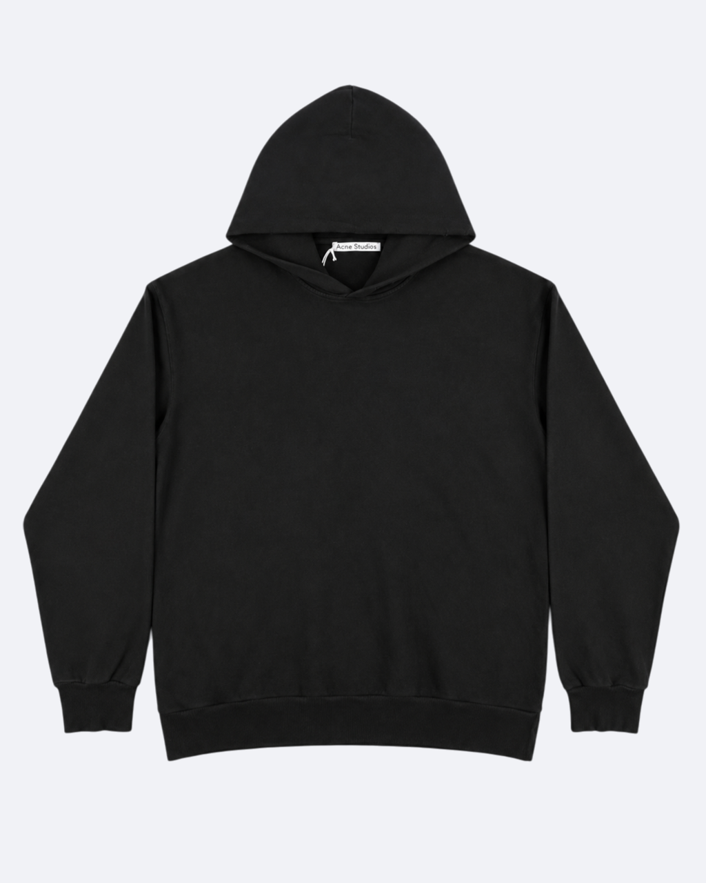 Acne Studios - Fleece Logo Hoodie - Black