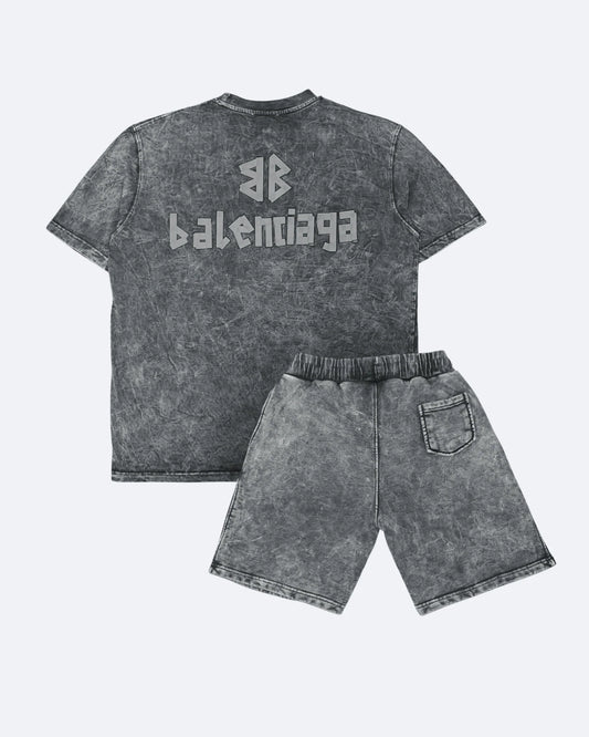 Balenciaga - Tape Logo Summer Set - Gray